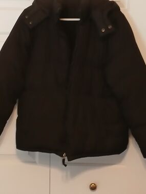 Black Puffer Winter Jacket